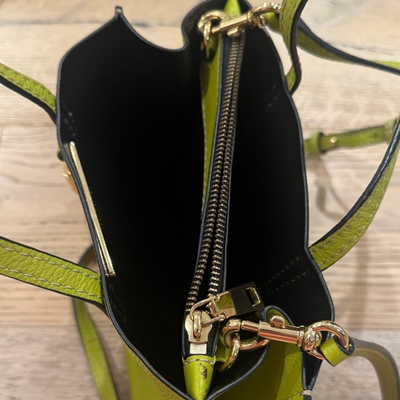 Marc Jacobs Lime Green Mini Crossbody Tote with Top Handles - Picture 5 of 9